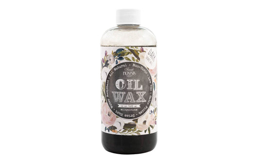 This Dark Oil Wax contains a combination of natural resins & waxes that together create a durable, water repellent, water-mark resistant finish & sealer. Oil Wax will dry to a smooth satin finish or can be buffed to build up a higher shine. Dries to a hard finish. Oil Wax is non-toxic, all natural & low VOC. Brown