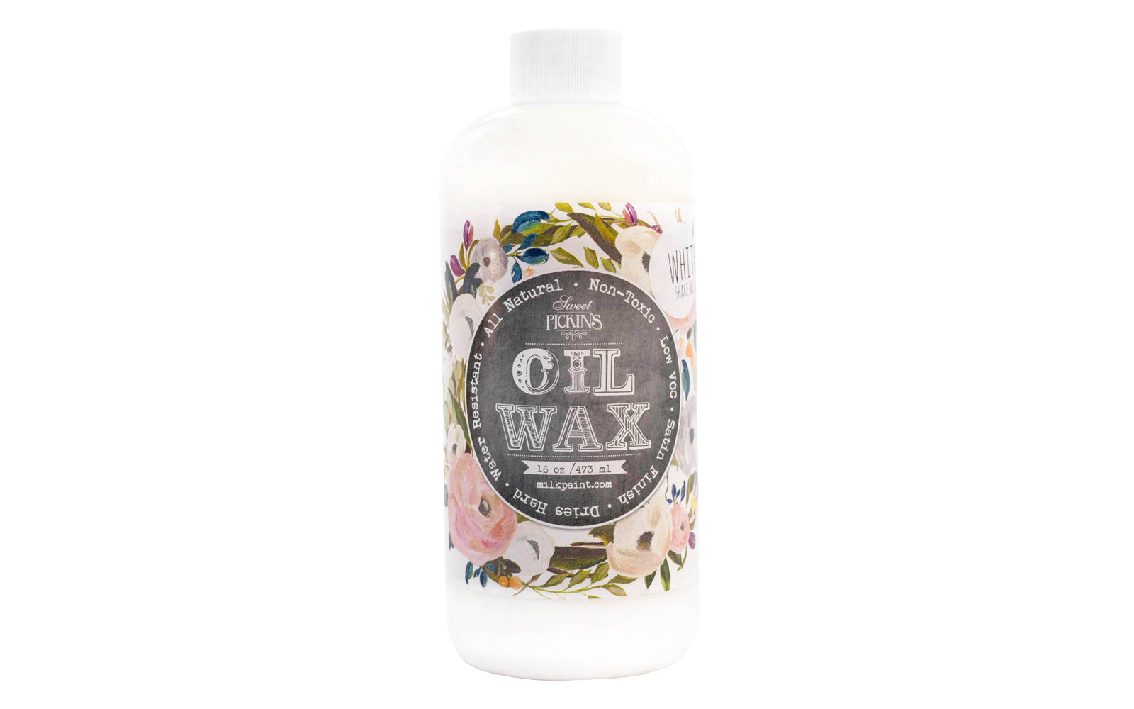 This White Oil Wax contains a combination of natural resins & waxes that together create a durable, water repellent, water-mark resistant finish & sealer. Oil Wax will dry to a smooth satin finish or can be buffed to build up a higher shine. Dries to a hard finish. Oil Wax is non-toxic, all natural & low VOC.