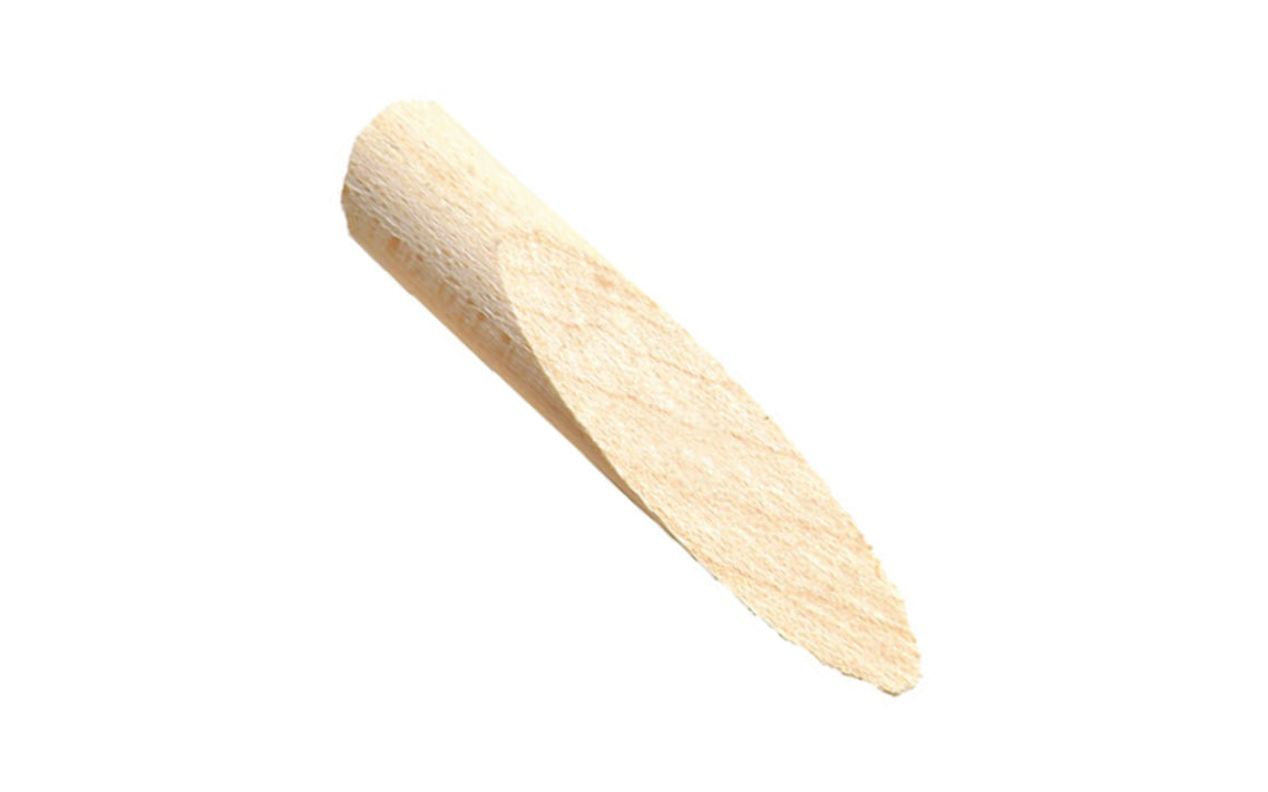 Kreg Maple Pocket-Hole Plugs - 50 Pieces. Hide or decoratively accent your exposed pocket holes with these quality, trimmable, solid-wood plugs. For use with materials from 1/2"- to 1 1/2" thick. Simply glue into place and then sand or trim flush. Model No. P-MAP.