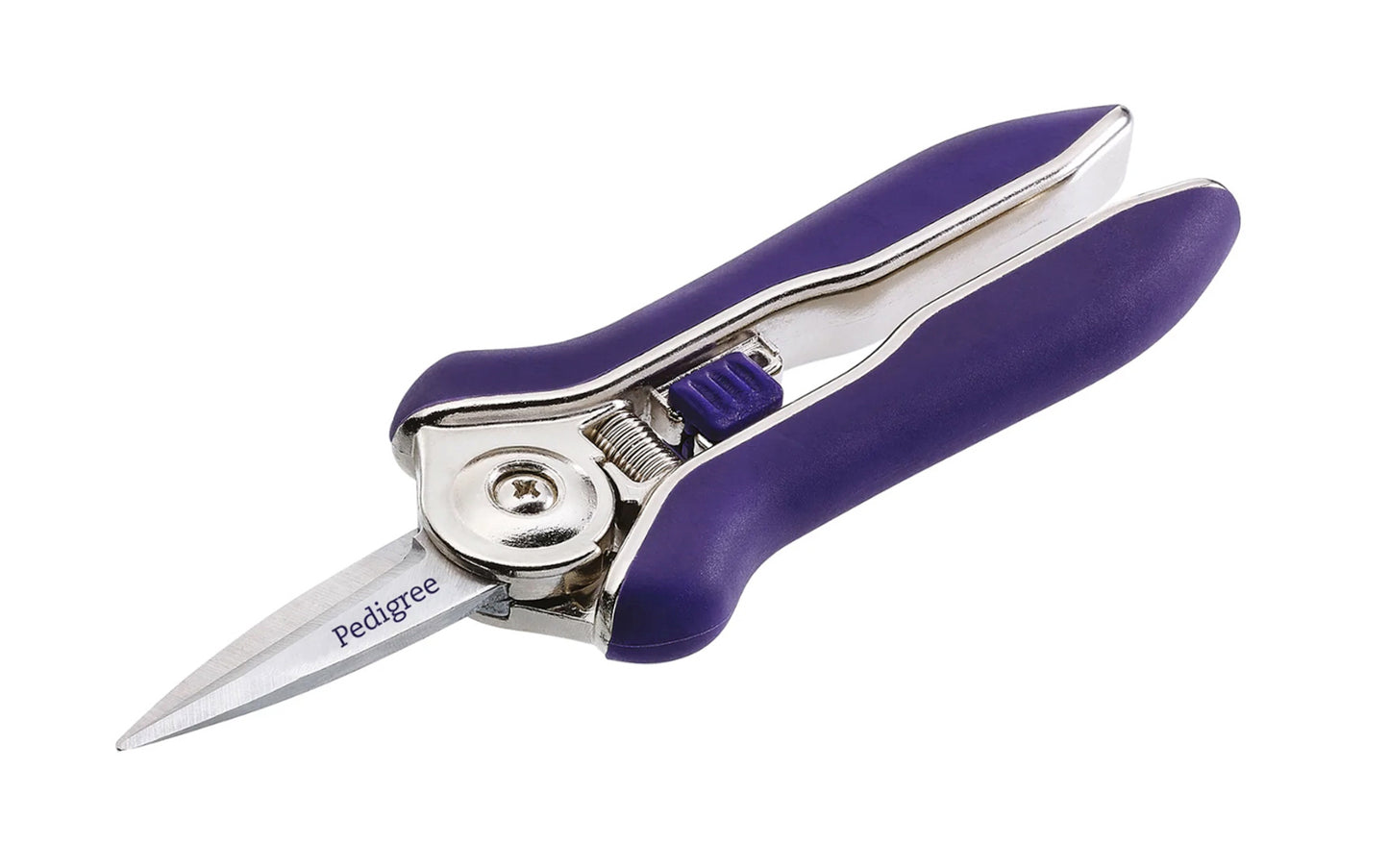 These Pedigree Mini Trimming Shears made by Bulldog Tools. 8 mm cutting diameter capacity. Stainless steel blade.  Bulldog Tools forged heads are tested to & exceed British standard BS3388.