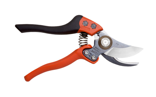French-made Bahco Bypass Pruners Small Size PX-S2 are pruners with sharp cutting edges & give nice smooth cuts. High-performance blades with slicing cut & precision grinding. Long-lasting sharpness & clean cutting with less friction thanks to the blade grinding process.  3/4" (20 mm) cutting diameter max. 7311518233792
