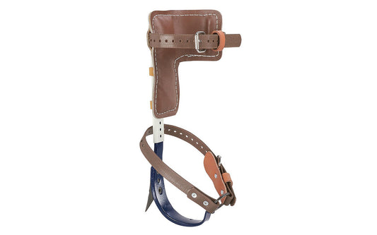 Klein Tools Pole Climbers with 1-9/16" Gaffs - CN1986ARL. 092644520549. Adjustable Length:  17'' to 21'' (43.2 to 53.3 cm). Gaffs are longer in length and wider in angle than 1-1/2'' (38 mm) gaffs for exceptional resistance to cutouts. Cushioned, high-grade leather climber pads for maximum comfort. Made in USA