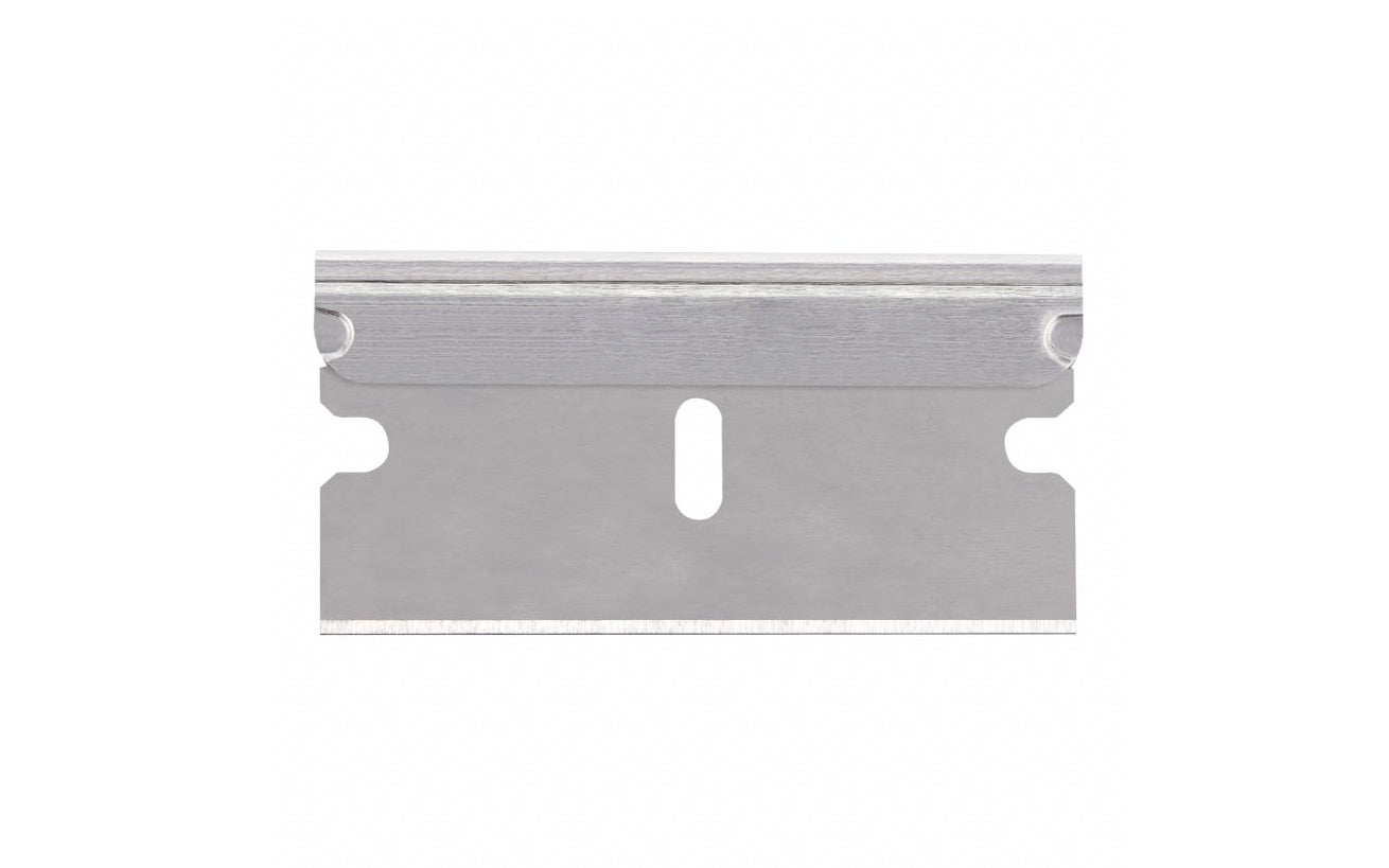 These traditional single edge razor blades are sharp blades that fit many tools & are universally used for scraping, cutting & trimming jobs. The blade is .009" in thickness & sharpened to precision. 5 Pack. Made by Best Look. Made in USA. 009326771533