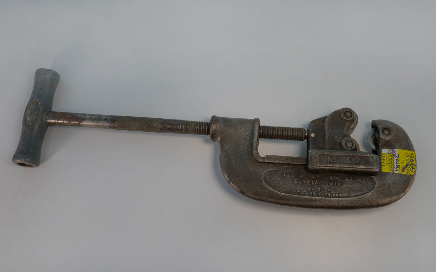 Rigid No. 2A Pipe Cutter. 1/8" to 2" Capacity. Made in USA. 