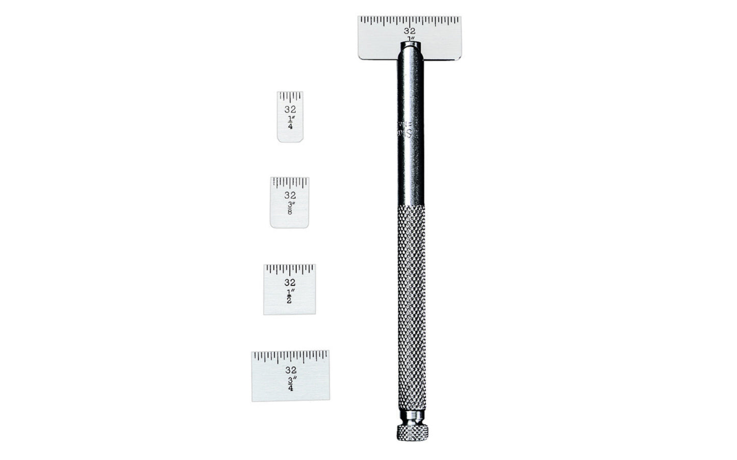 Starrett 5 Steel Rules with Holder. The Starrett S423Z set of five small rules is extremely useful for measurements in confined or hard-to reach locations. They are especially suitable for measuring grooves, short shoulders, recesses, keyways, and in tool and die work. SET, 5 Rules with Holder.   Made in USA.