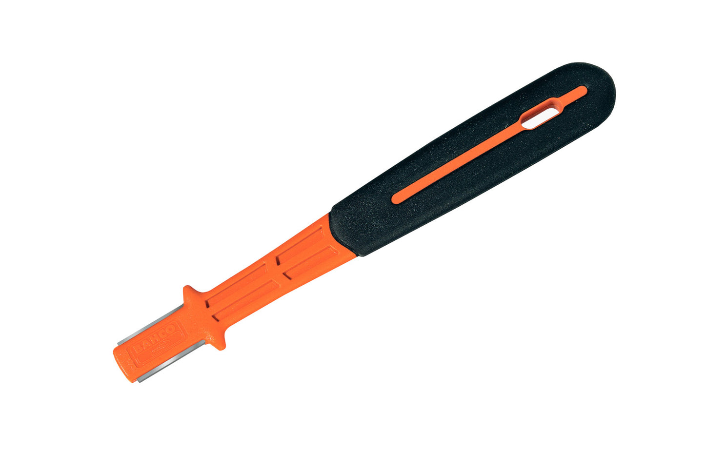 This Bahco Carbide Sharpener is for re-sharpening all kinds of blades. It has two carbide edges for easy & long-lasting use. The sharpener has two side guard projections to avoid fingers slipping down to the cutting edge of the blade.  Made in France. Model SHARP-X. 7311518264895