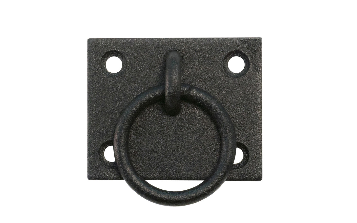 Stainless Pull Ring with Black Textured Finish. Made of 304 stainless steel welded construction, black textured powder coated finish. Made in USA.