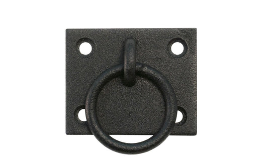 Stainless Pull Ring with Black Textured Finish. Made of 304 stainless steel welded construction, black textured powder coated finish. Made in USA.