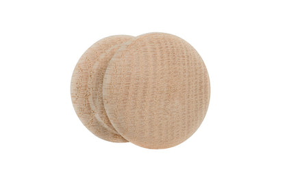 A classic and traditional oak wood round cabinet knob with a large pedestal shaped base. Made of unfinished oak wood. These knobs may be stained, painted, or varnished if desired. Oak Wood Cabinet Knob with Large Base. 