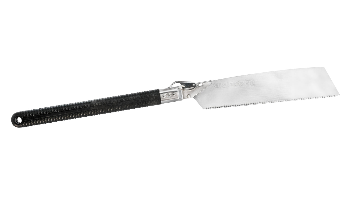 Japanese Silky Master Saw 270 mm is a good go-to-saw for general purpose woodworking. With no metal spine back, it allows you to do all kinds of cuts, including miter cuts, deep cuts, quick cut-offs at 90°, or other unusual cuts. Good saw for general lumber, soft & hard woods. Made in Japan. Crosscut Teeth: 15 TPI