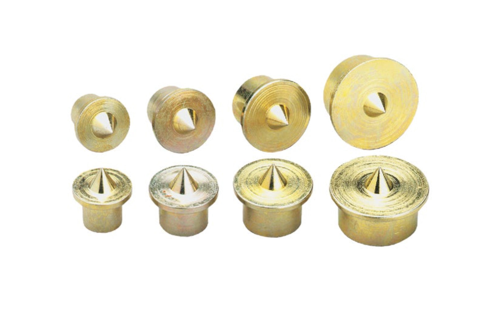 Best Way Tools Dowel Center Set - 8 PC Set. Includes two each of  1/4",  5/16",  3/8",  &  1/2" diameter dowel centers. Makes dowel positioning quick & easy. Accurately marks holes for drilling. Includes eight centers. 8 piece set. Model 25860. 080497258603