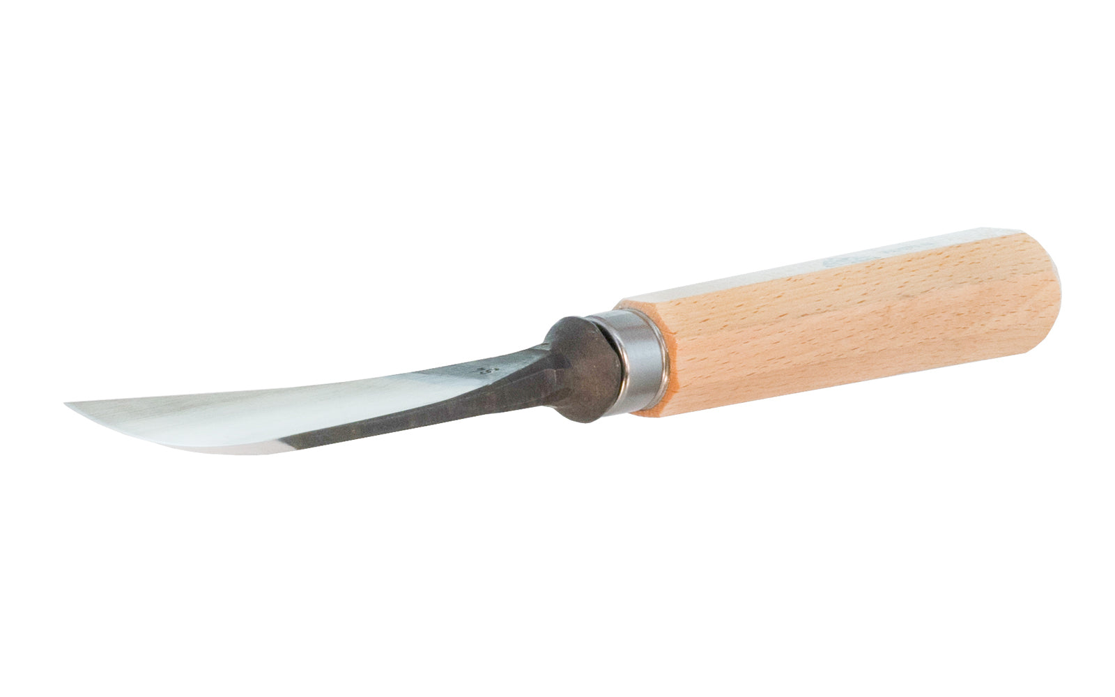 A 70 mm (2-3/4") wide heavy duty fishtail gouge with a #4 sweep made by Stubai Tools in Austria. Designed for heavy duty, flat, rough work, chip carving & relief work. 9-3/4" overall length.   Made in Austria.
