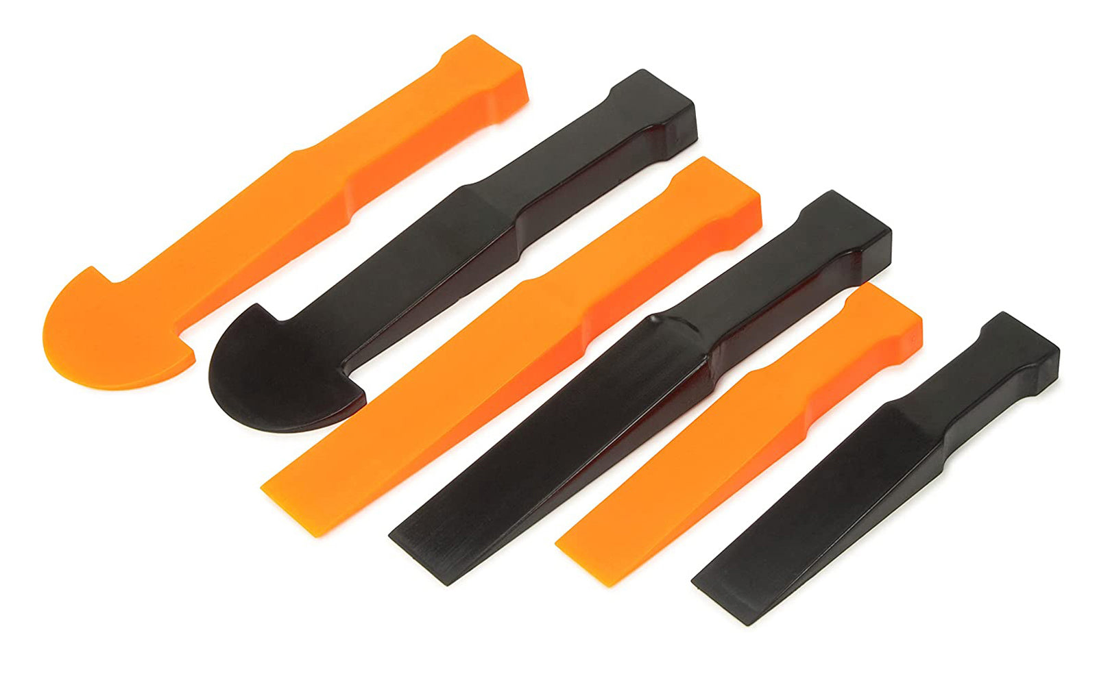 Made in USA. Titan Tools Non-Marring Pry & Trim Tools. Excellent for prying apart delicate materials. Great for mechanics, body shops, electronic installers, vehicle restoration, delicate molding, etc. 6 PC set. 802090150487