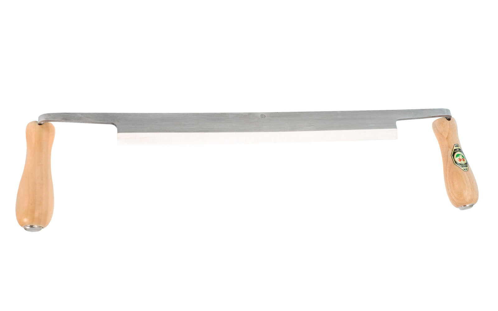Made in Germany ~ Model 4000-300 MM · A quality 12" drawknife "Zugmesser" made by Two Cherries in Germany. Hand forged from high carbon steel then hardened & tempered, it cuts wood efficiently & holds a sharp edge well. Good draw knife for general woodworking, debarking, or roughing out larger projects. 4016649040037