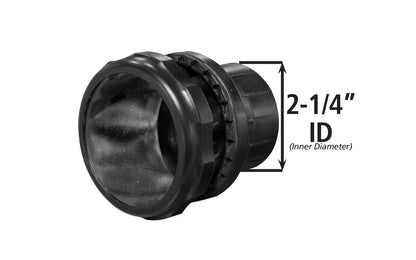 FastCap UNI-VAC is the ultimate shop vacuum accessory. Super flexible rubber grips around most sizes & shapes of vacuum ports. Adapts to most table saws, routers, miter saws, sanders. Adjustable Port Diameter: 1/4" Min. to 2-1/2" Max Diameter. Fixed Hose End: 2-1/4" Diameter. FastCap UNIVAC. Model UNI VAC. 663807030658