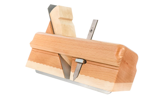  A special Dovetail Plane made by Ulmia in Germany. The plane body is made of Red Beech with a White Beech sole. 32 mm wide cutting blade.   Made in Germany.
