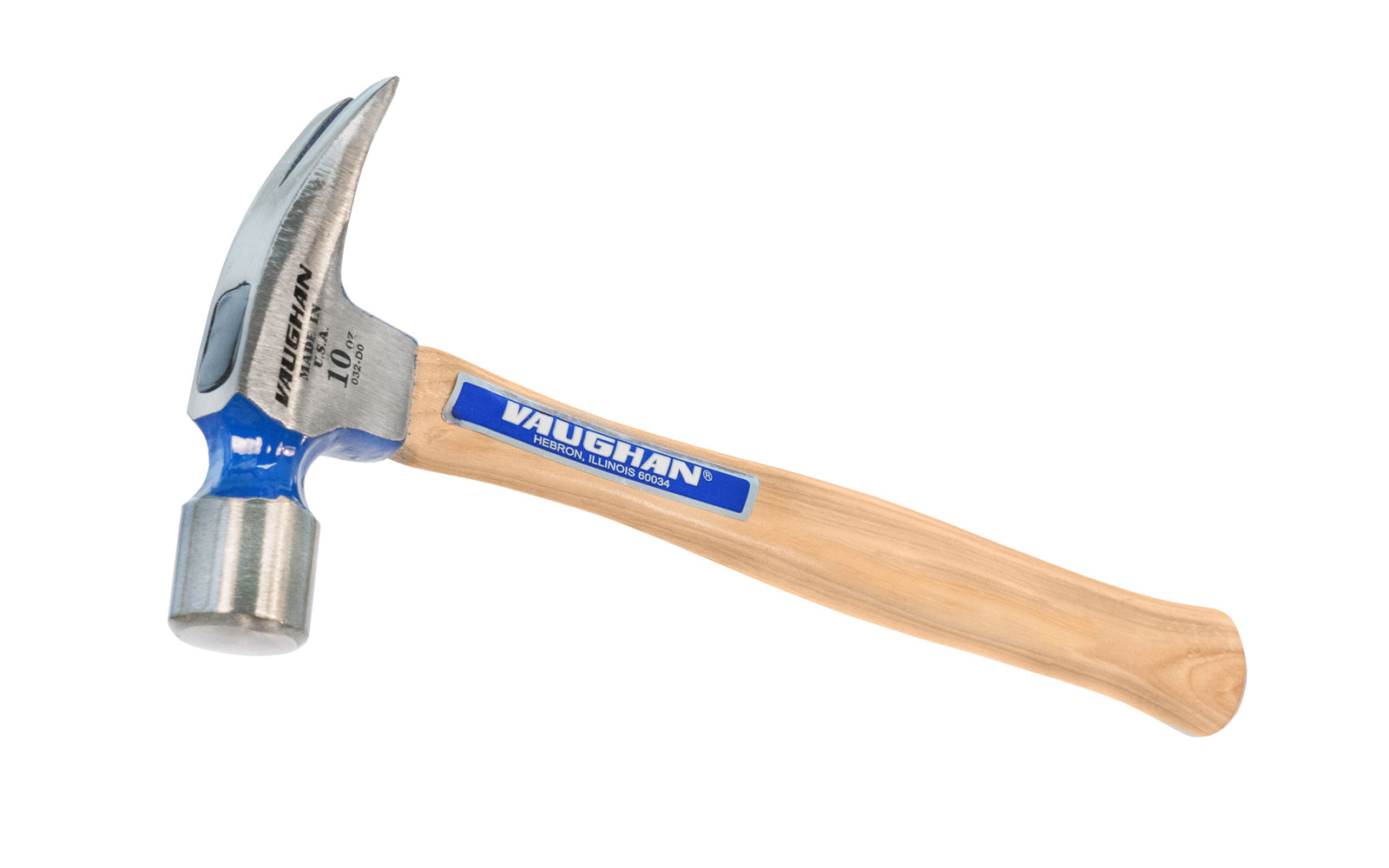 This 10 oz Vaughan "9"  Little-Pro smooth face rip hammer is a beautifully balanced small hammer, the #9 is ideal for cabinet making & finishing work. Smooth Face. Rust-resistant powder coat finish. Octagonal Neck. Hickory hardwood handle. Model Vaughan Little-Pro 9 Hammer. Made in USA. 051218122015.