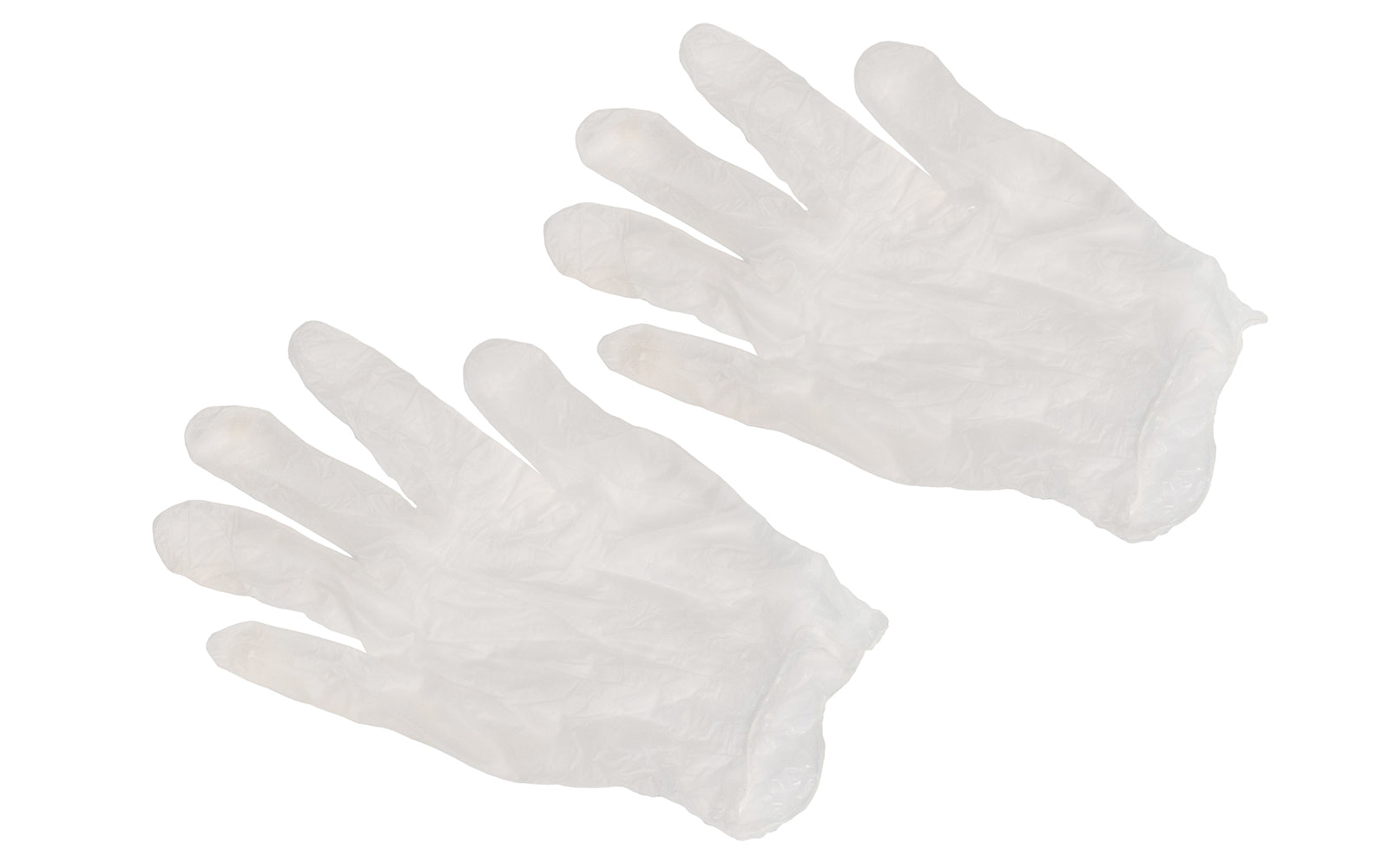 These powder-free Vinyl gloves are good disposable gloves for a variety of uses including home improvement, light duty work, shop use, food preparation, painting, cleaning, hobby work, arts & crafts, etc. Beaded cuff style Powder free Vinyl - 100 gloves in box - Ambidextrous design fits right or left hand - No latex