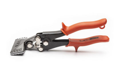 Wiss 3" Crescent Straight Handle Hand Seamer is a powerful tool for bending or flattening sheet metal by hand. It utilizes an optimal handle span to deliver maximum power from an ergonomic operating range, and features non-slip cushion grips for superior comfort & control. 037103307880. Model WS3N