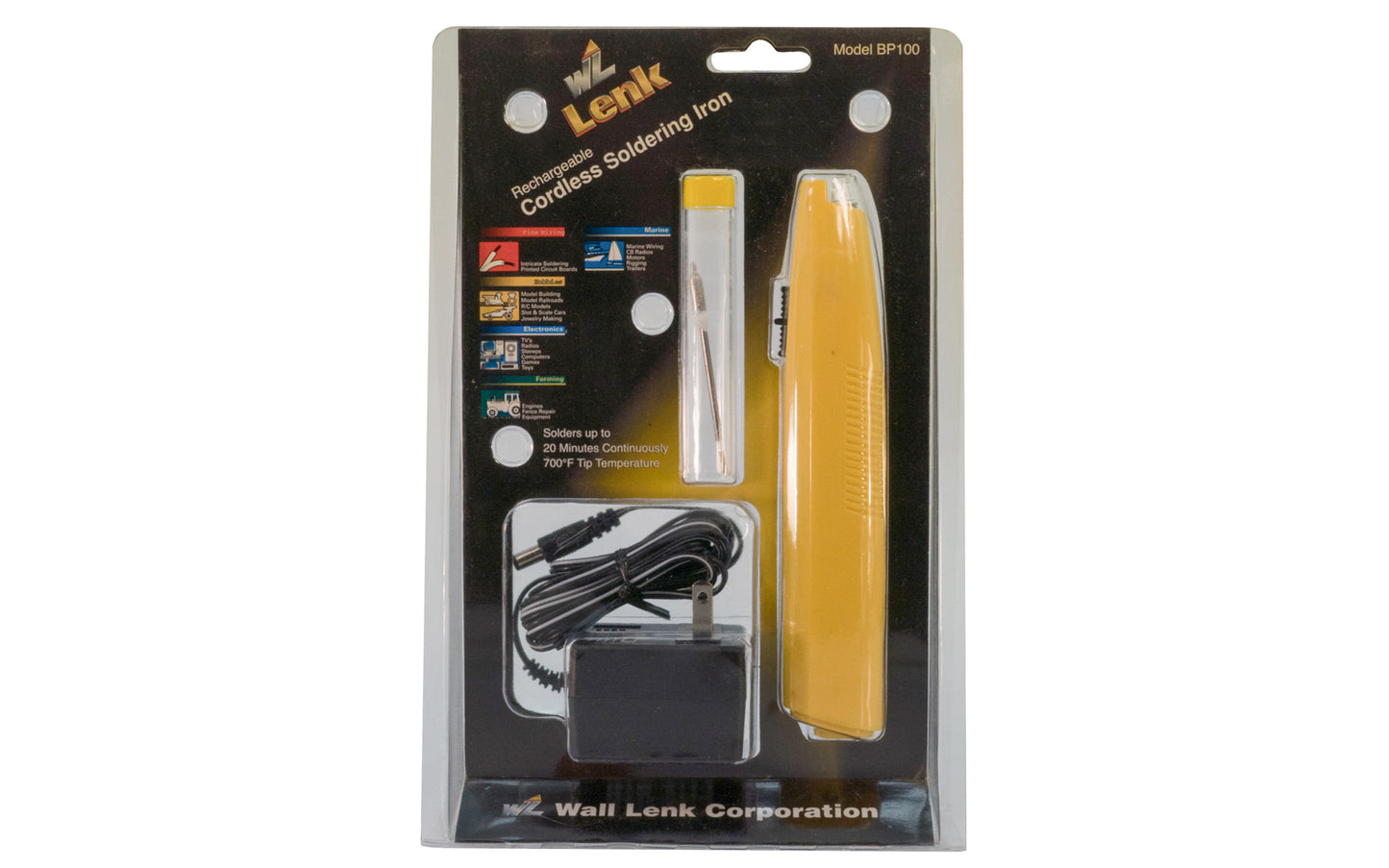Wall Lenk Rechargeable Cordless Soldering Iron - BP100. 048491100076