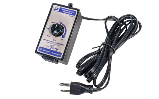 Wall Lenk Model LTR100~ Made in USA ~ Temperature regulating device is designed to control the temperature of heated tools such as Woodburning Pens, Stained Glass Irons, Stencil Cutting Pens, Soldering Irons, & Branding Tools. A heated tool can be used over its full temperature range for greater application flexibility - WL Lenk