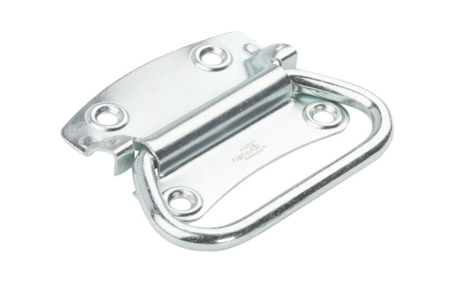 This 3-1/2" chest handle is made of cold rolled steel. Designed for smaller chests & boxes. Zinc-plated steel. Sold as one handle in pack. National Hardware Model No. N117-002. 038613117006. 3-1/2" Zinc Plated Steel Chest Handle