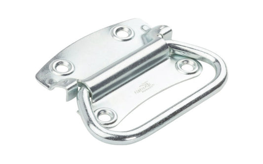 This 3-1/2" chest handle is made of cold rolled steel. Designed for smaller chests & boxes. Zinc-plated steel. Sold as one handle in pack. National Hardware Model No. N117-002. 038613117006. 3-1/2" Zinc Plated Steel Chest Handle