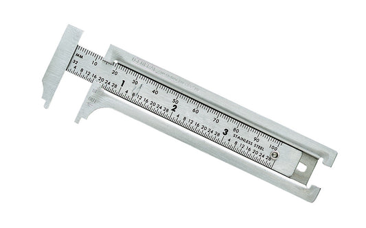 General Tools 3" Pocket Caliper ~ Standard & Metric - Model No. 132ME ~ 038728441362