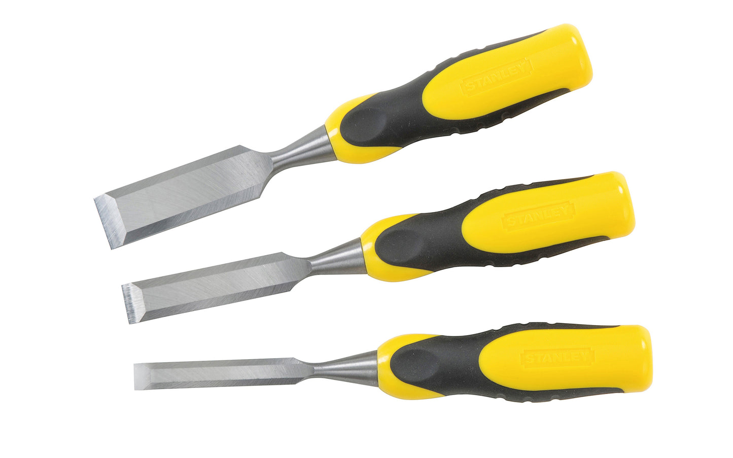 Stanley 3-Piece Wood Chisel Set ~ 1/2" - 3/4" - 1" Sizes - Model 16-300