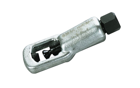 General Tools Nut Splitter - Model No. 175 ~ Ideal for removing rusted nuts. It's a real time-saver. The tool is compact will split nuts up to 1/2" (12.7 mm). Automotive series 3/4" (19 mm) across flats ~ 038728313256