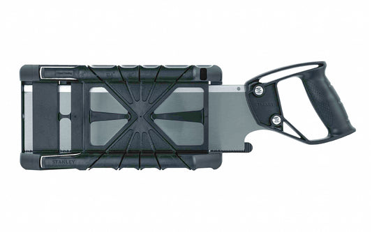 Stanley Miter Box With Saw ~ 19-800 - Cuts mitres on 45° & 90° angles, face angle 45° & 22-1/2° angles ~ Made in USA