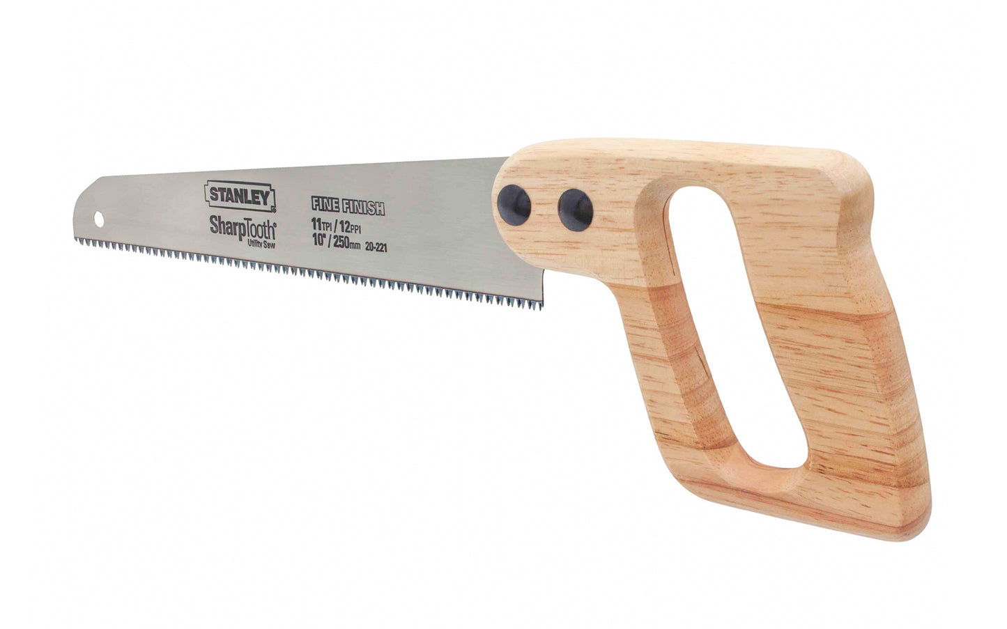 Stanley 10" Handsaw "Sharptooth" - 11 TPI ~ 20-221 - Smooth Cut ~ Made in USA