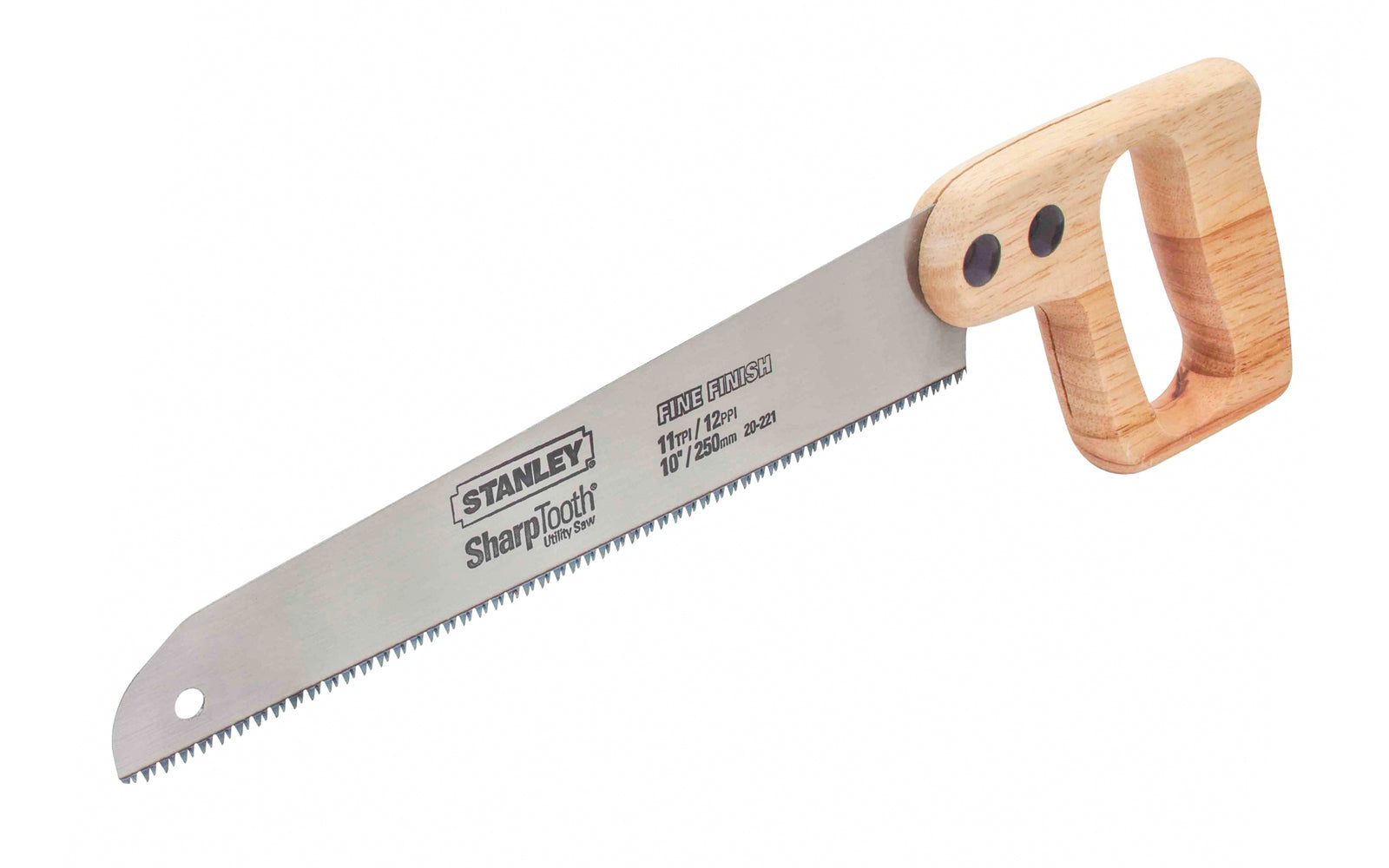 Stanley 10" Handsaw "Sharptooth" - 11 TPI ~ 20-221 - Smooth Cut ~ Made in USA