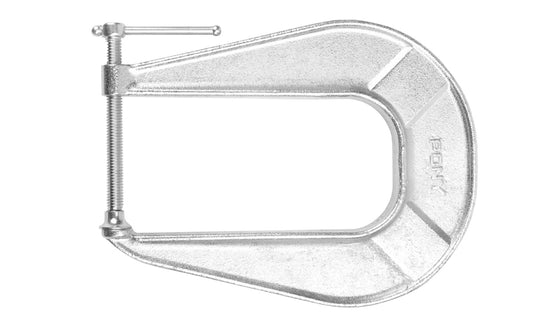 Pony C-Clamp ~ 2-1/2" Opening Capacity x 5" Jaw Depth - 2,400 Clamping Force - Pony Jorgensen carriage C-clamp - Bright zinc plated steel ~ 044295002455