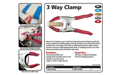 FastCap 3-Way Spring Clamp