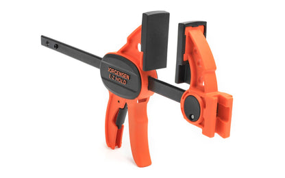 Jorgensen "EZ-Hold" Light-Duty / Spreader Expandable Clamp ~ 6" Opening - Model No 33606 - Comfortable one-hand clamping - Reversible Jaw converts clamp to spreader - 6" max opening - 150 lbs. clamping pressure