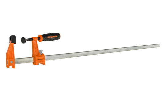 Jorgensen 36" Medium-Duty Steel Bar Clamp ~ No. 3736 - Pony Jorgensen ~ Cast iron heads & rust resistant steel bars ~ 36" max opening ~ 600 lbs. clamping pressure ~ Medium Duty style