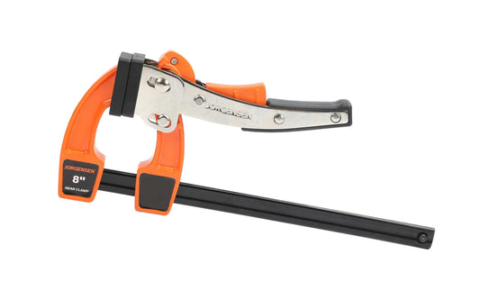 Jorgensen 8" Gear Clamp - Pony Jorgensen Model No. 38008 - Distinctive 'power bar' for rapid action - Quick & handy release button -  8" max opening - 3" reach - 600 lbs. clamping pressure ~ 044295380089