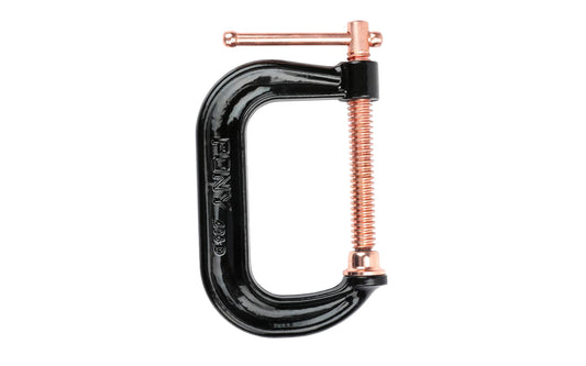 Pony 4" Heavy Duty Drop-Forged C-Clamp ~ No. 404-D - Pony Jorgensen - Heavy Duty - Drop Forged - Industrial Grade - 4" max opening - 3,300 lb. clamping force ~ 044295004046