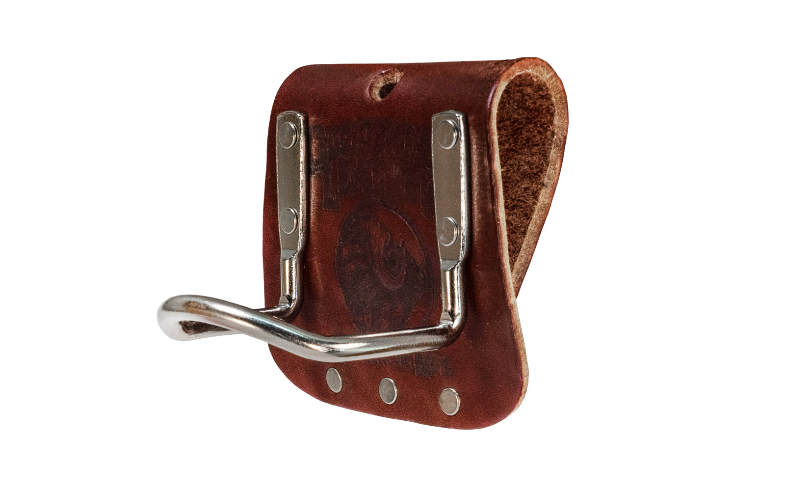 Occidental Leather High Mount Hammer Holder ~ 5059 - Made in USA ~ Made of Occidental Leather's highest quality Belting Leather - 3" Projection - Fits up to a 3" work belt 
