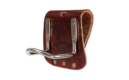 Occidental Leather High Mount Hammer Holder ~ 5059 - Made in USA ~ Made of Occidental Leather's highest quality Belting Leather - 3" Projection - Fits up to a 3" work belt 