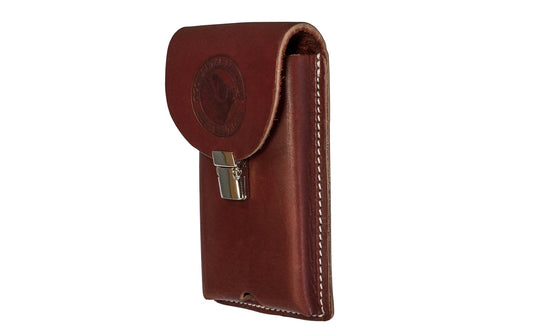 Occidental Leather Large Clip-On Phone Holster ~ 5328 - Clip-On Holster - Made in USA ~ Fits iPhone 6 Plus & 7 Plus, & many others ~ Clips onto up to a 2" wide belt ~ Made of Latigo belting leather - Hand Made iphone holster - With Clasp ~ Model 5328 