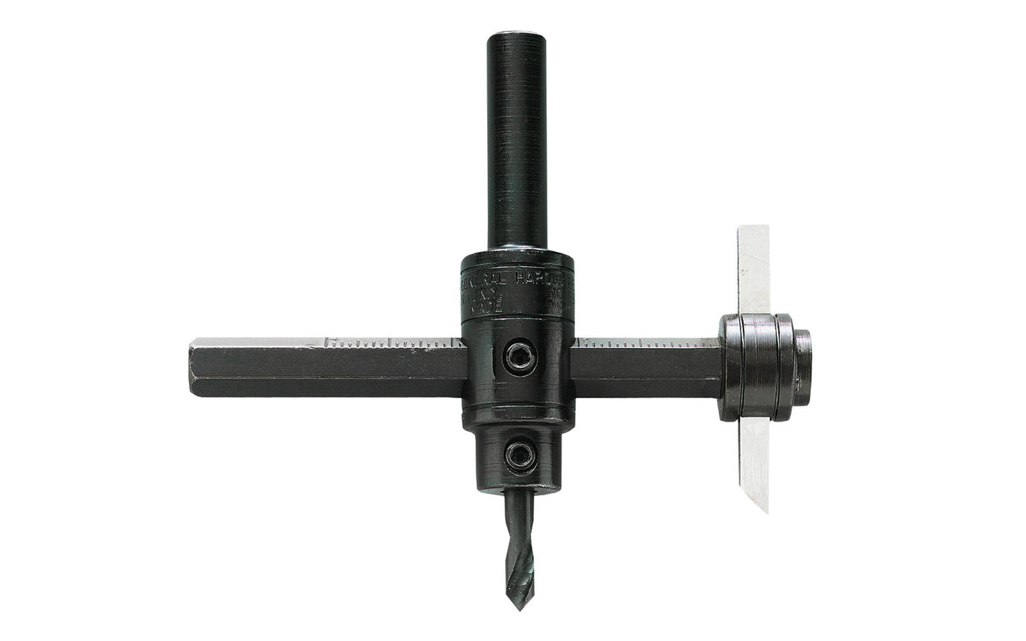 Heavy Duty Adjustable Circle Cutter ~ Cuts 1-3/4" to 8" Diameter Hole - Model No. 55 ~ For cutting sheet metal, brass, copper, soft steel, aluminum, plastic, wood & composite materials 