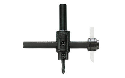 Heavy Duty Adjustable Circle Cutter ~ Cuts 1-3/4" to 8" Diameter Hole - Model No. 55 ~ For cutting sheet metal, brass, copper, soft steel, aluminum, plastic, wood & composite materials 