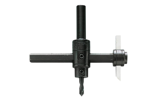 Heavy Duty Adjustable Circle Cutter ~ Cuts 1-3/4" to 8" Diameter Hole - Model No. 55 ~ For cutting sheet metal, brass, copper, soft steel, aluminum, plastic, wood & composite materials 