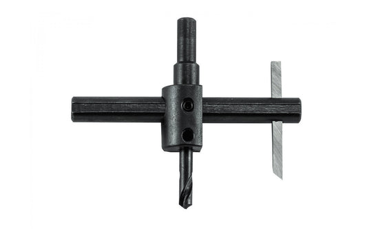 Heavy Duty Adjustable Circle Cutter ~ Cuts 1" to 6" Diameter Hole - General Tools Model No. 5B - For cutting sheet metal, brass, copper, soft steel, aluminum, plastic, wood & composite materials