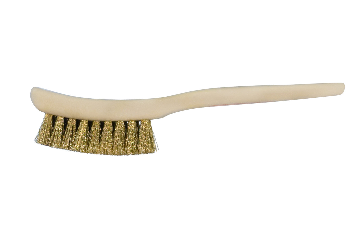 7-1/4" Long Brass Cleaning Brush with Polypropylene Handle ~ 1-1/4" Width x 13/16" Trim - Magnolia Brush Model No. 66-B - Made in USA