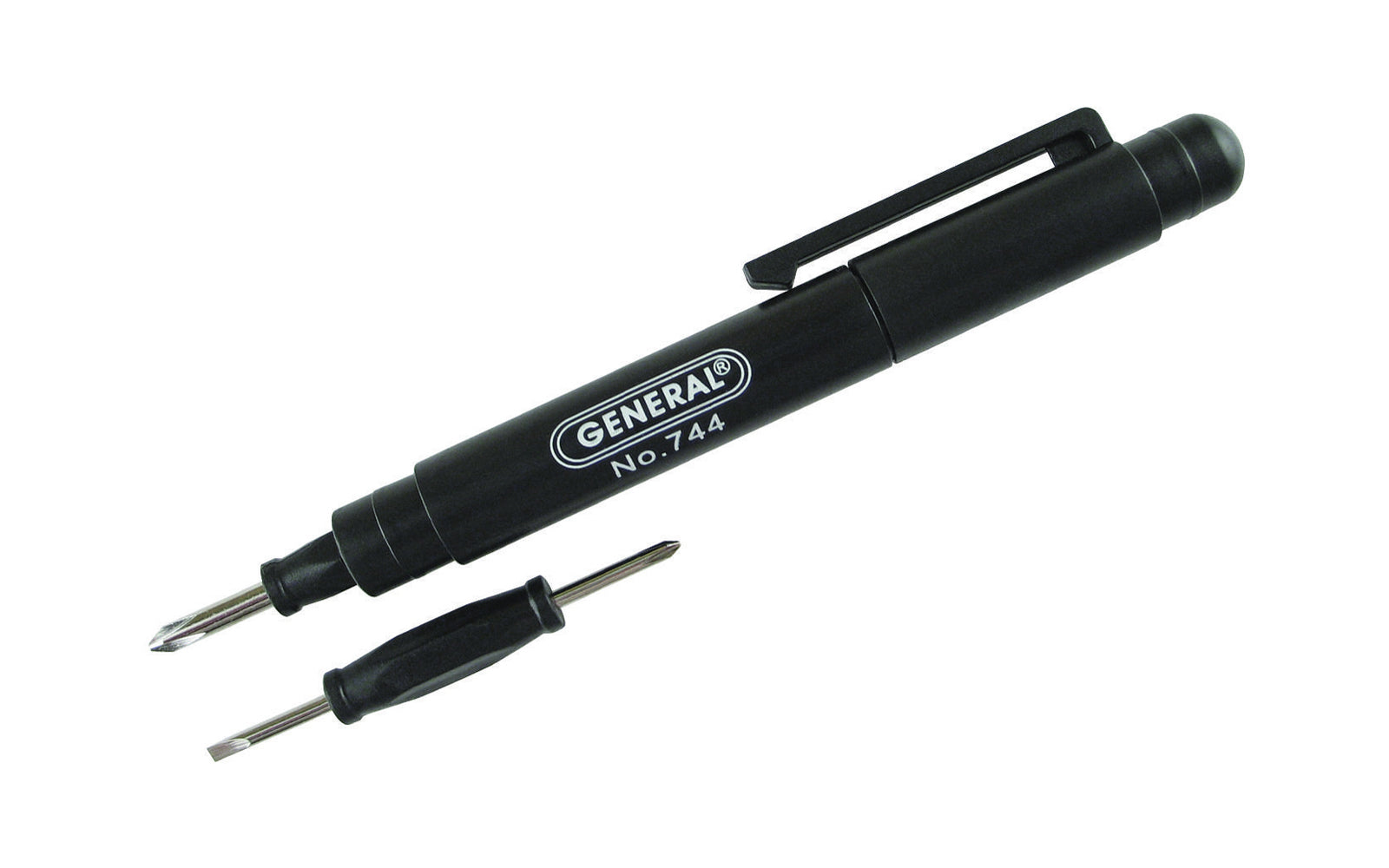 General Tools Pocket Mini Screwdriver - Model No. 744 - Reversible precision tool for tools, jewelry, eyeglasses, watches, mobile phones, laptops, electronics & gaming consoles ~ 038728744012