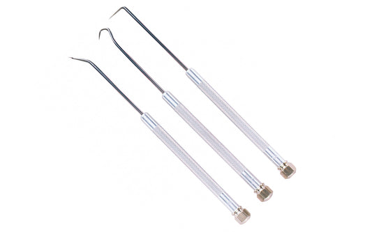 General Tools 3-Piece Probe Set - Model No. 862 ~ Includes 45 degree bend, double bend, & hook bend ~ Made of heat-treated, high-carbon steel ~ 038728245007
