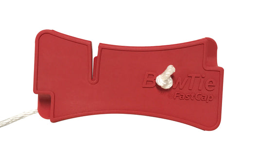 FastCap Bowtie Clamp ~ 4-Pack - Made in USA ~ Great for clamping irregular shaped objects ~ Good for bundling for storage ~ Replaceable 40" nylon rope